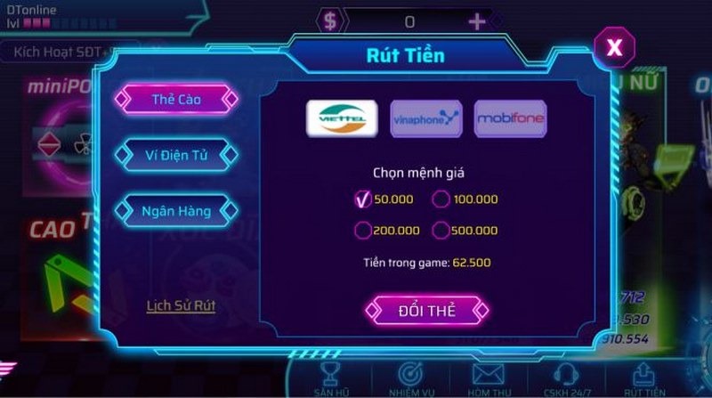 Hướng dẫn rút tiền tại Sky Club cực dễ