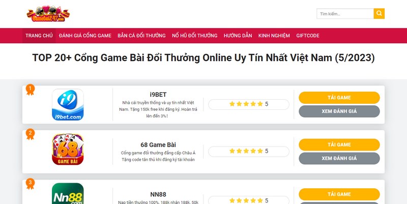 Sứ mệnh & tầm nhìn của Gamebai247.com