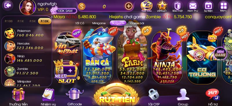 Cổng game mang đến hệ thống trò chơi gây được ấn tượng mạnh với khách hàng