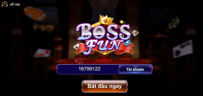 Đăng ký tài khoản chơi tại Boss Fun chỉ với 3 bước đơn giản