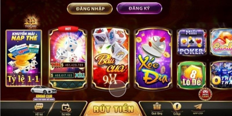 Các sản phẩm game King68 cung cấp 