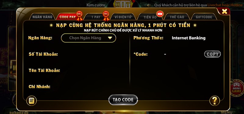 Chi tiết cách nạp tiền chính xác vào cổng game Hit Club