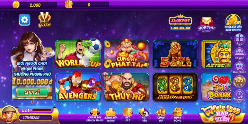 Sảnh slot game