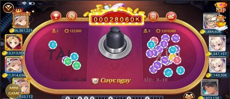 Tài Xỉu là trò chơi cuốn hút nhất tại cổng game