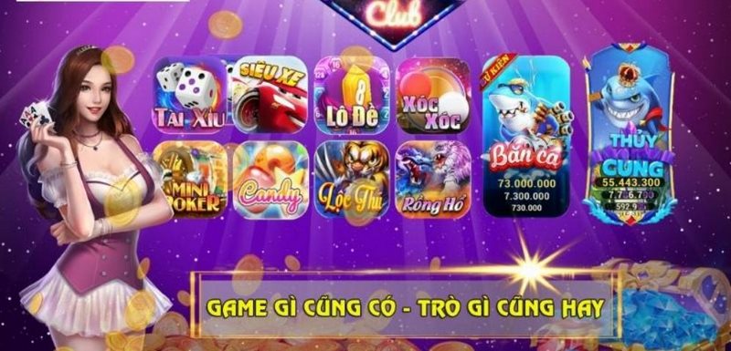 Cổng game mang đến nhiều trò chơi giải trí hấp dẫn 