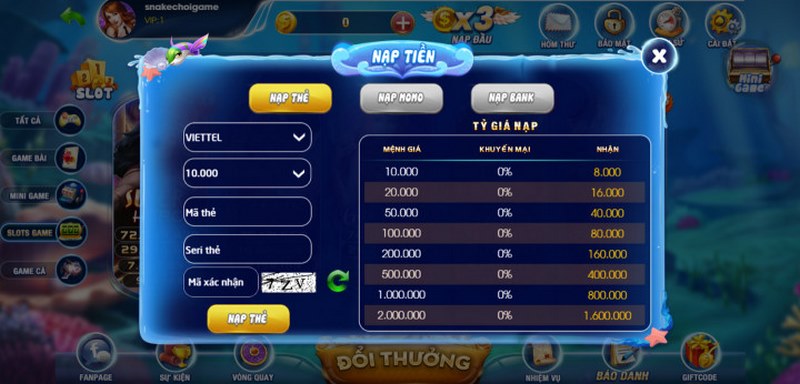 Các hình thức giao dịch tại trang game Vua88 có thể thực hiện