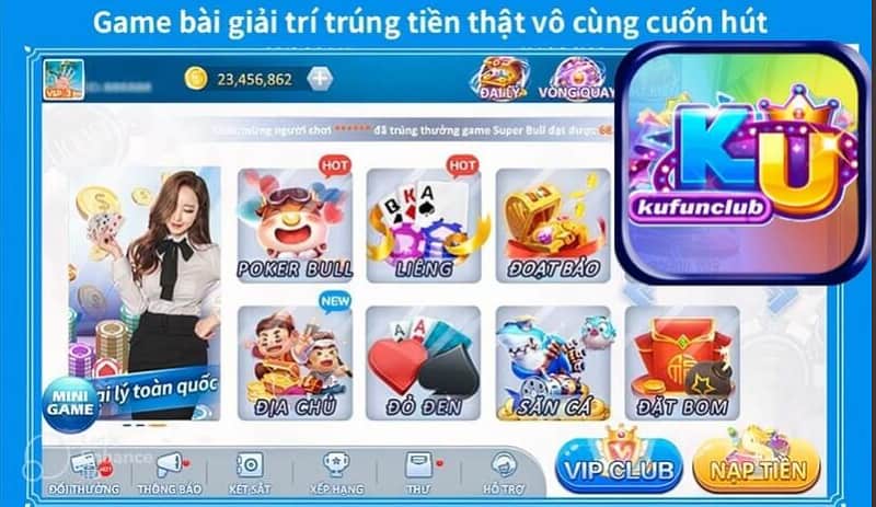 Tổng hợp những tựa game cực hot tại sân chơi trực tuyến Kufun68