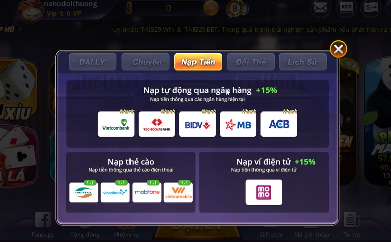 Giao dịch nạp rút tiền tại trang game siêu tốc chỉ với 2 đến 5 phút