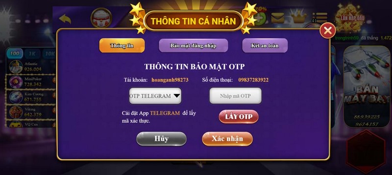 Giao dịch nạp rút tiền tại trang game chỉ mất 1 đến 2 phút